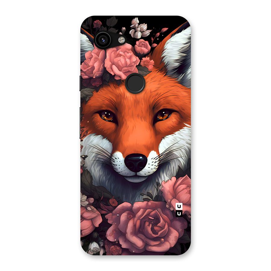 Fox and Roses Back Case for Google Pixel 3a