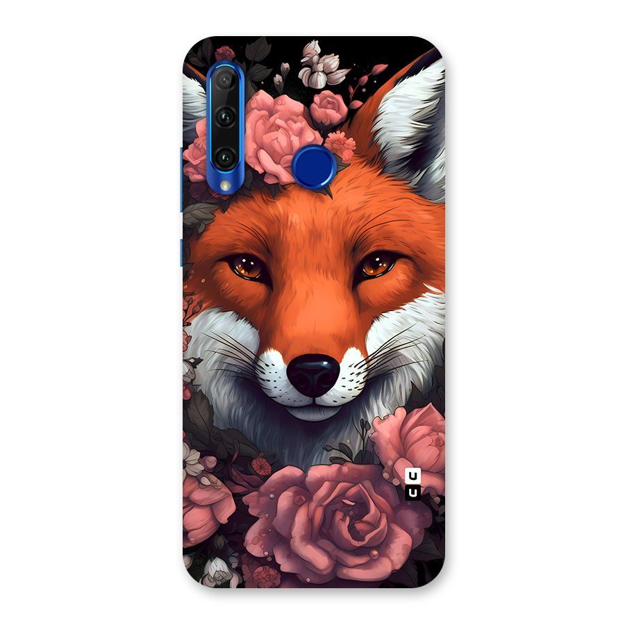 Fox and Roses Back Case for Honor 20i