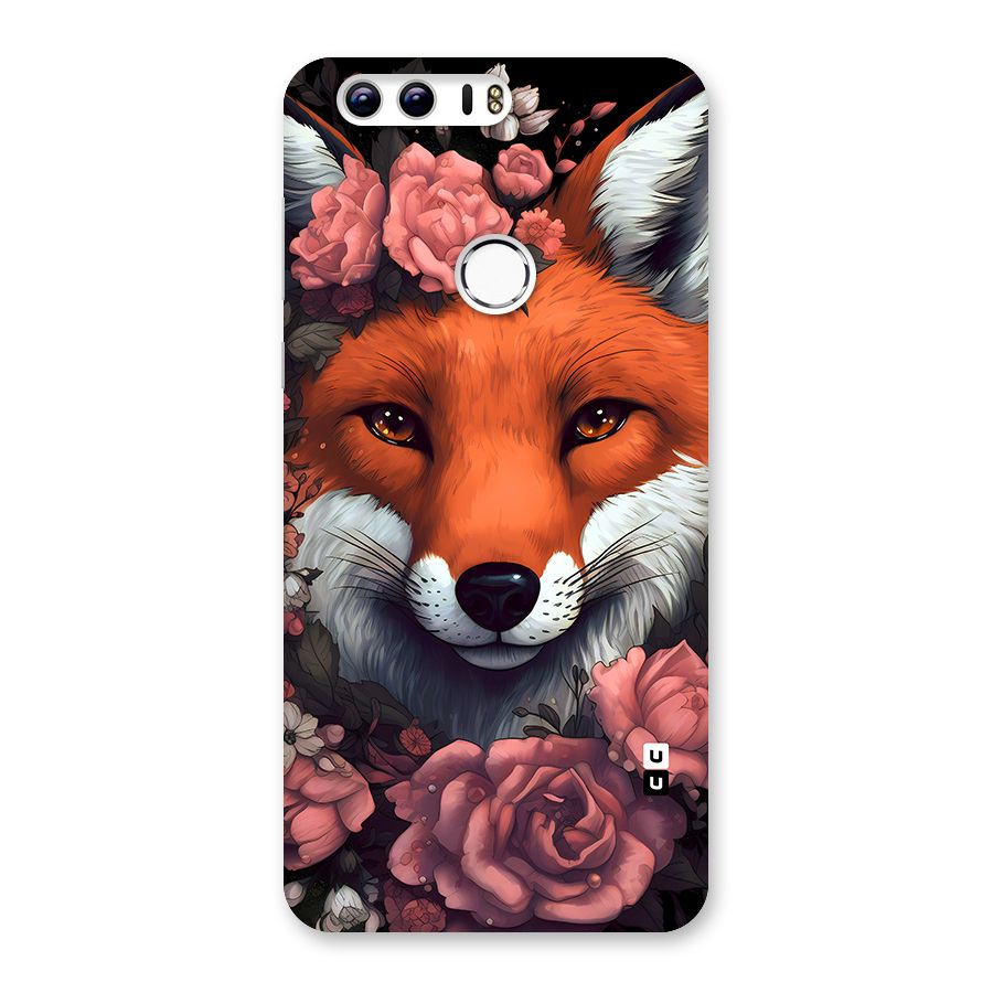 Fox and Roses Back Case for Honor 8