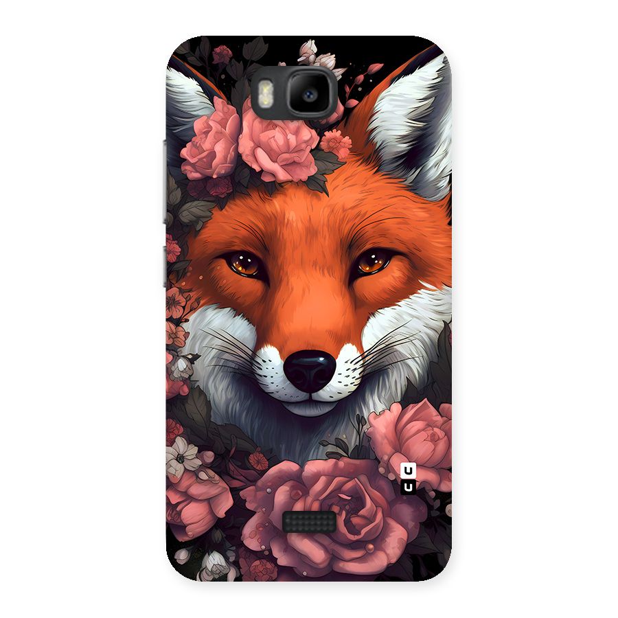 Fox and Roses Back Case for Honor Bee