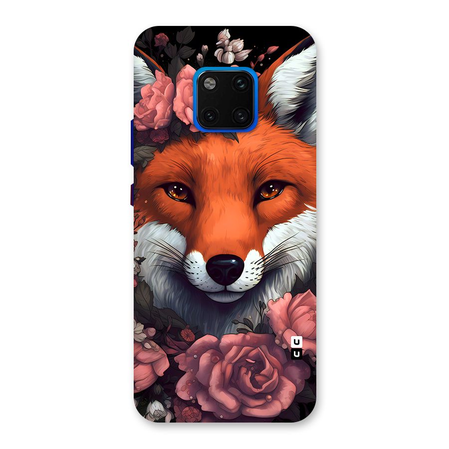 Fox and Roses Back Case for Huawei Mate 20 Pro