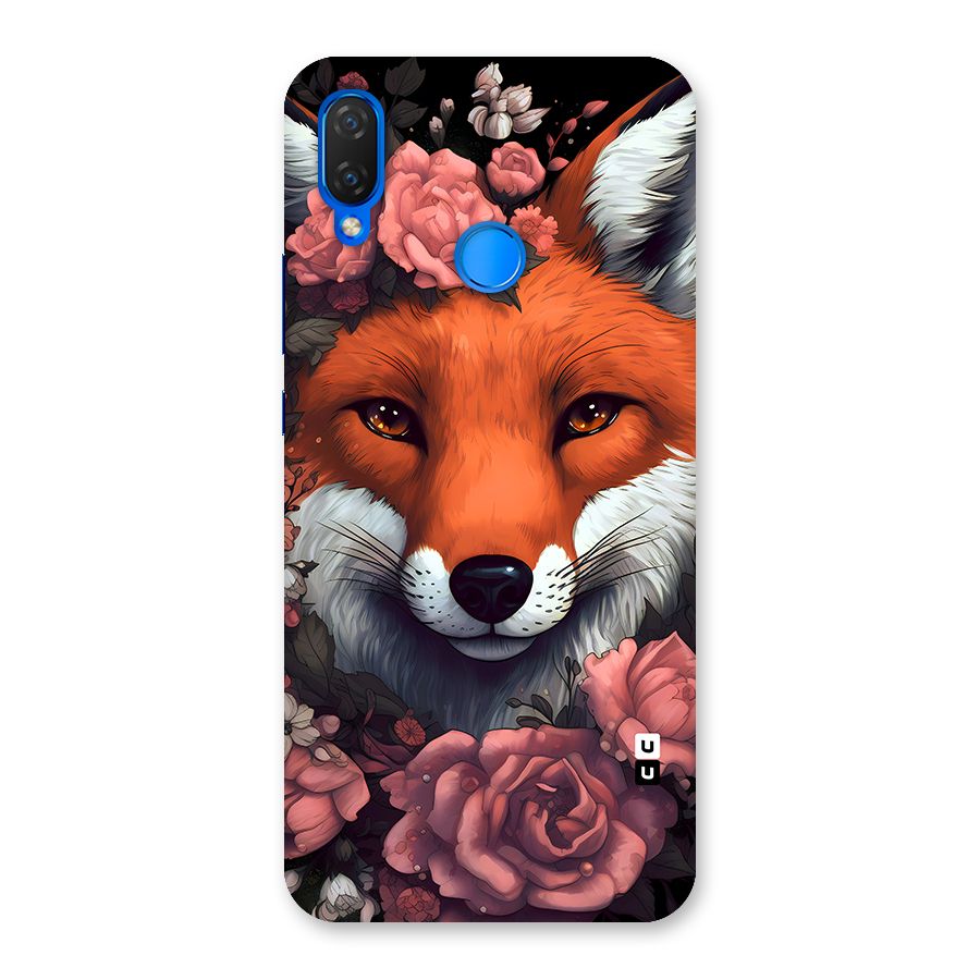 Fox and Roses Back Case for Huawei P Smart+