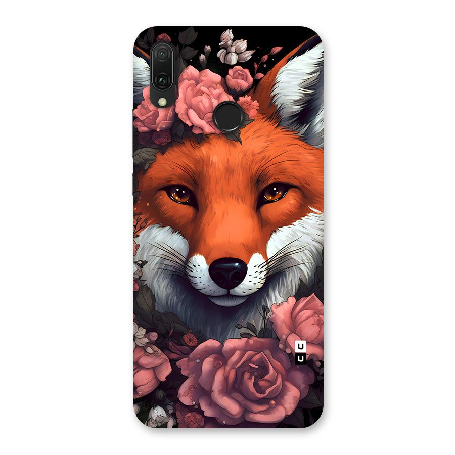 Fox and Roses Back Case for Huawei Y9 (2019)