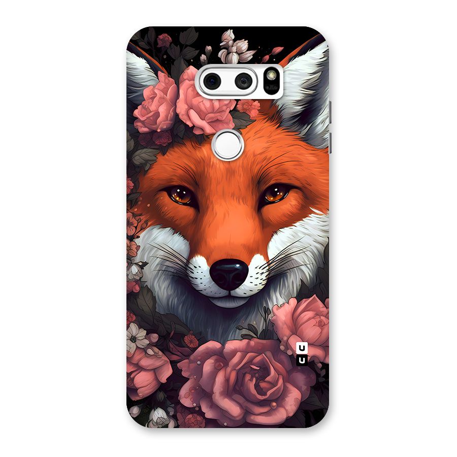 Fox and Roses Back Case for LG V30