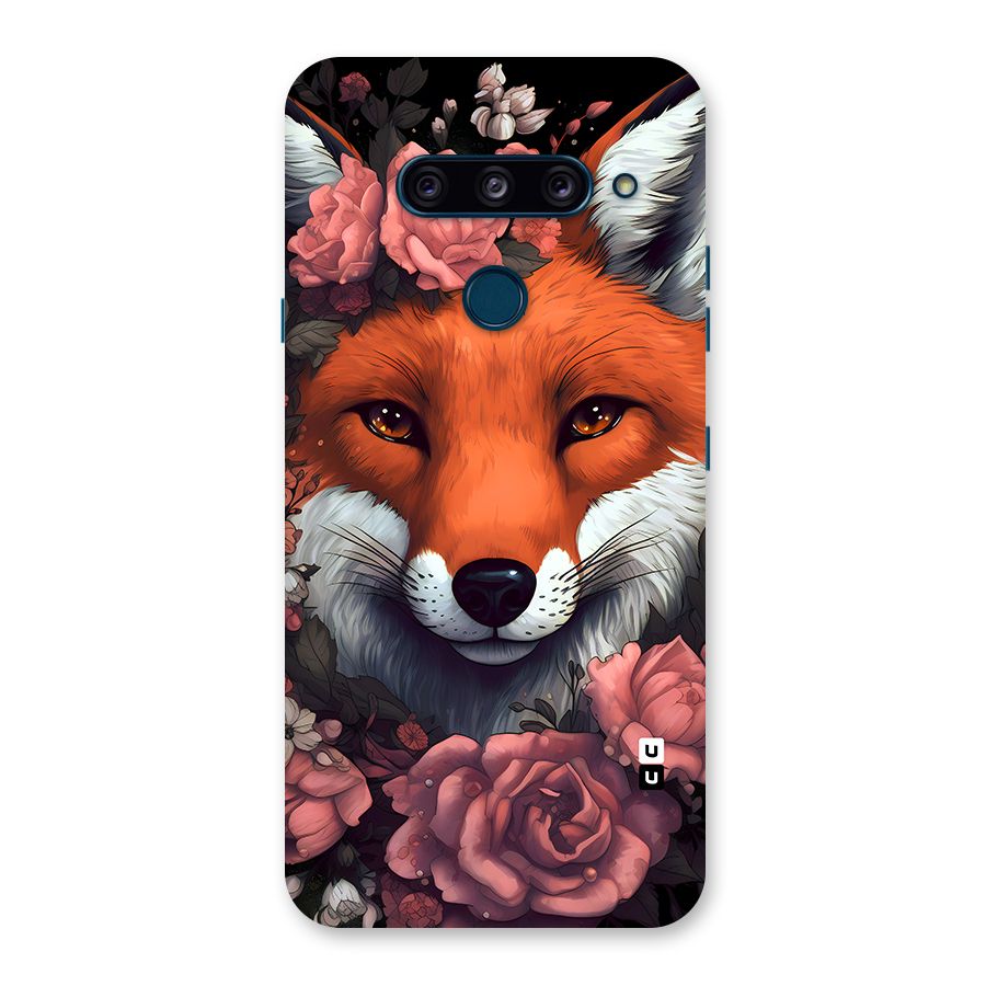 Fox and Roses Back Case for LG  V40 ThinQ