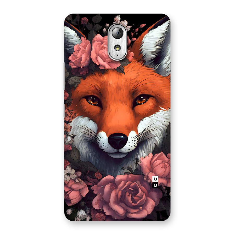 Fox and Roses Back Case for Lenovo Vibe P1M