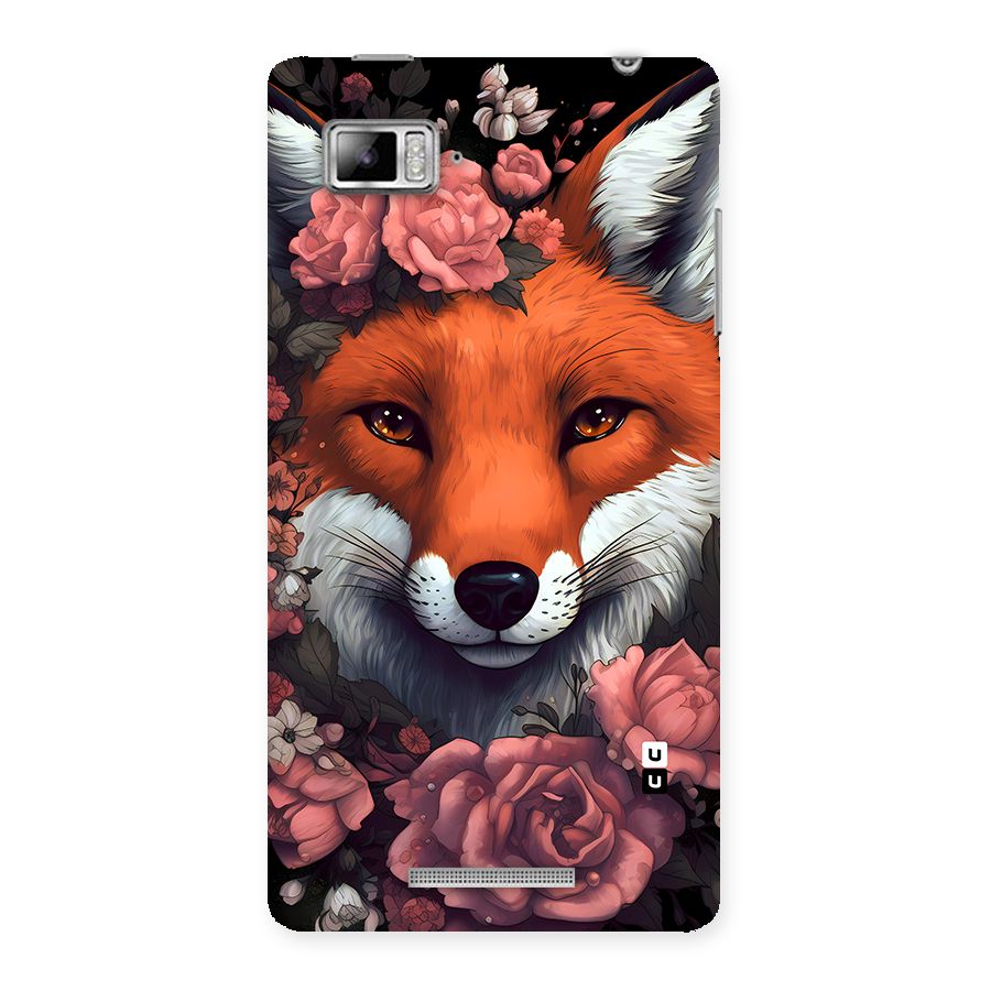Fox and Roses Back Case for Lenovo Vibe Z K910