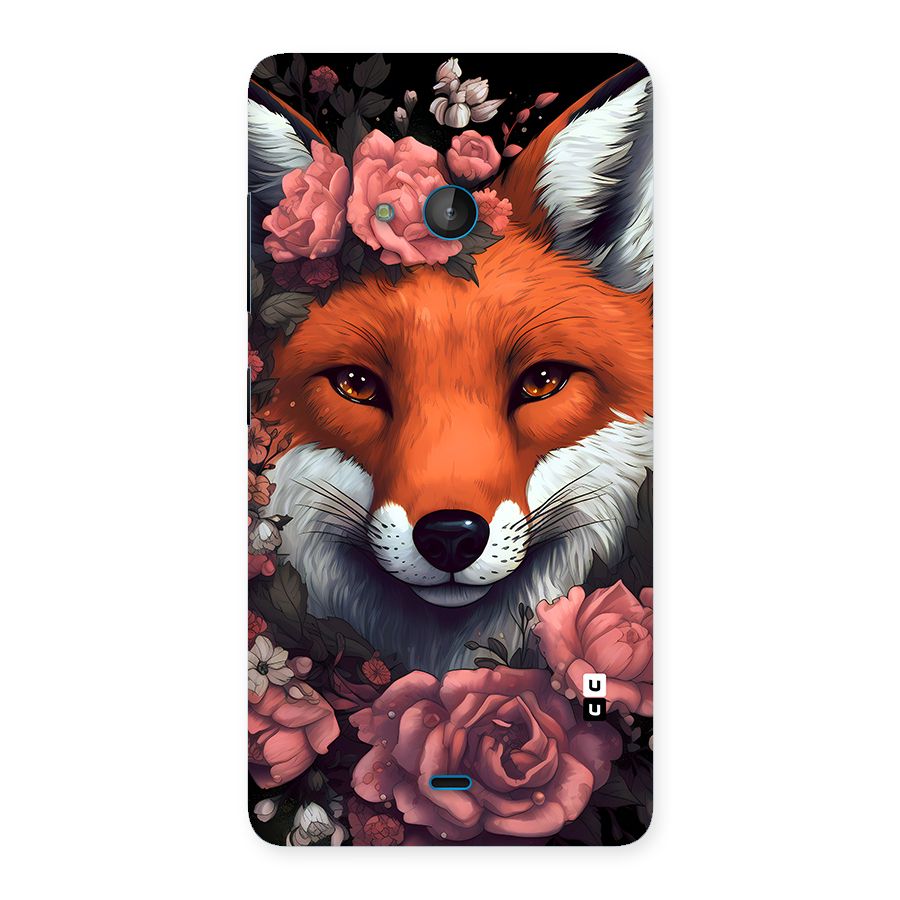 Fox and Roses Back Case for Lumia 540