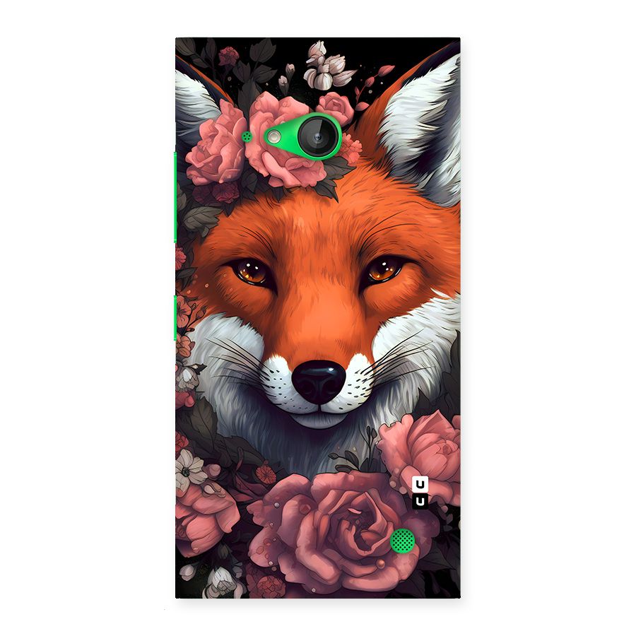 Fox and Roses Back Case for Lumia 730