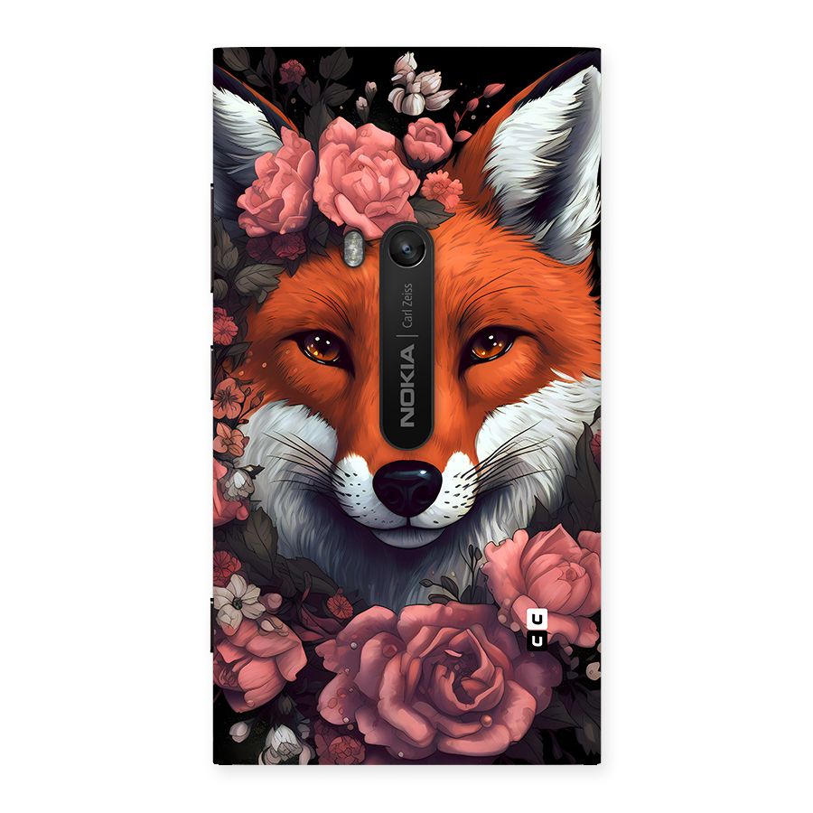 Fox and Roses Back Case for Lumia 920
