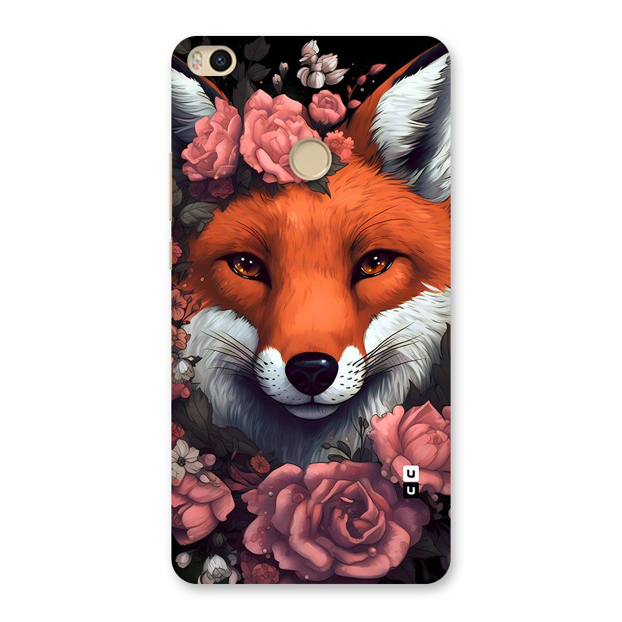 Fox and Roses Back Case for Mi Max 2