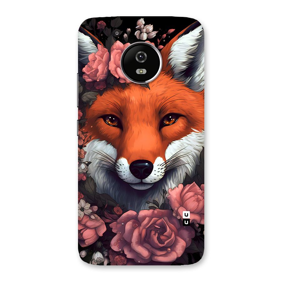 Fox and Roses Back Case for Moto G5