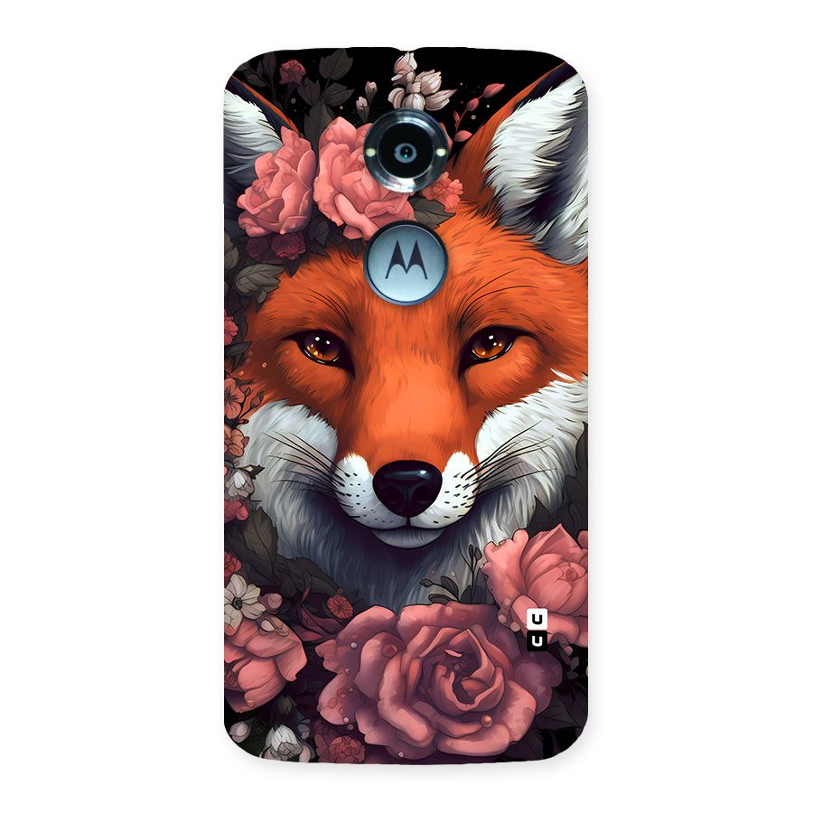Fox and Roses Back Case for Moto X2