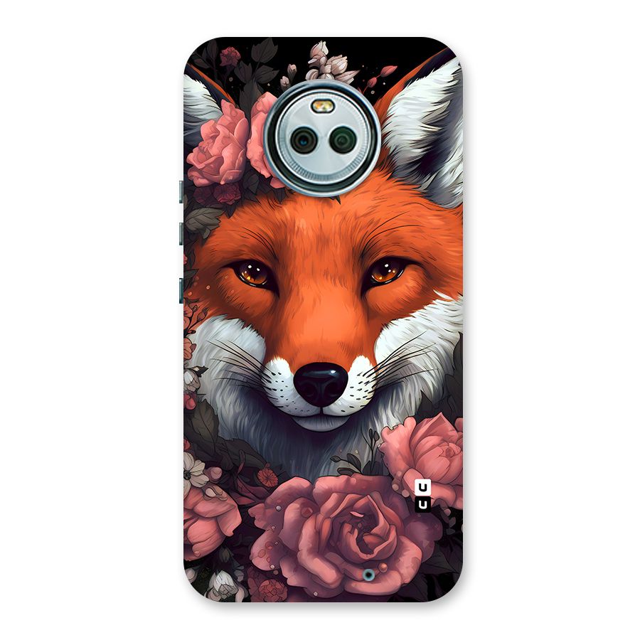 Fox and Roses Back Case for Moto X4