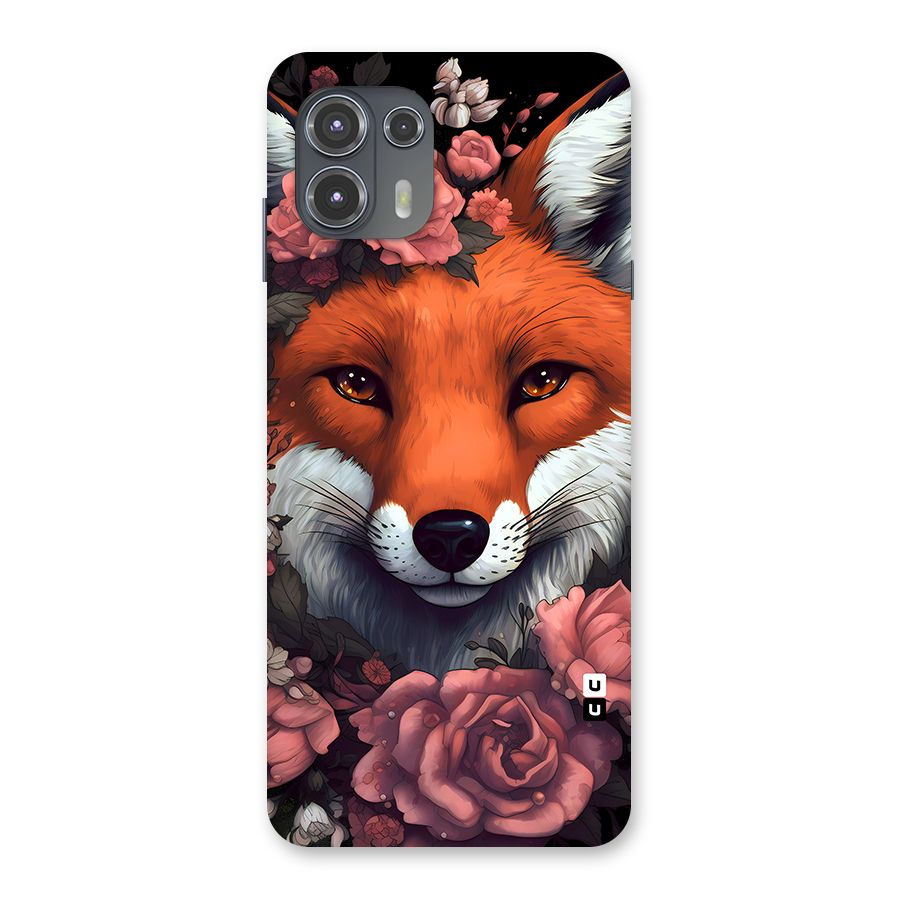 Fox and Roses Back Case for Motorola Edge 20 Fusion