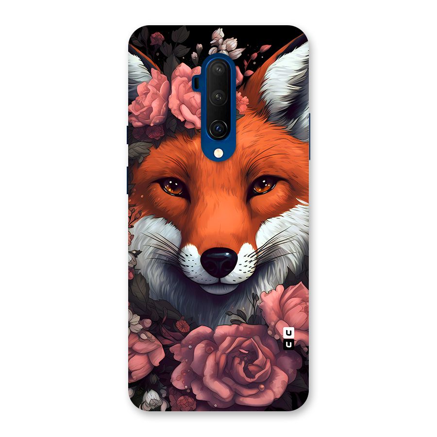 Fox and Roses Back Case for OnePlus 7T Pro