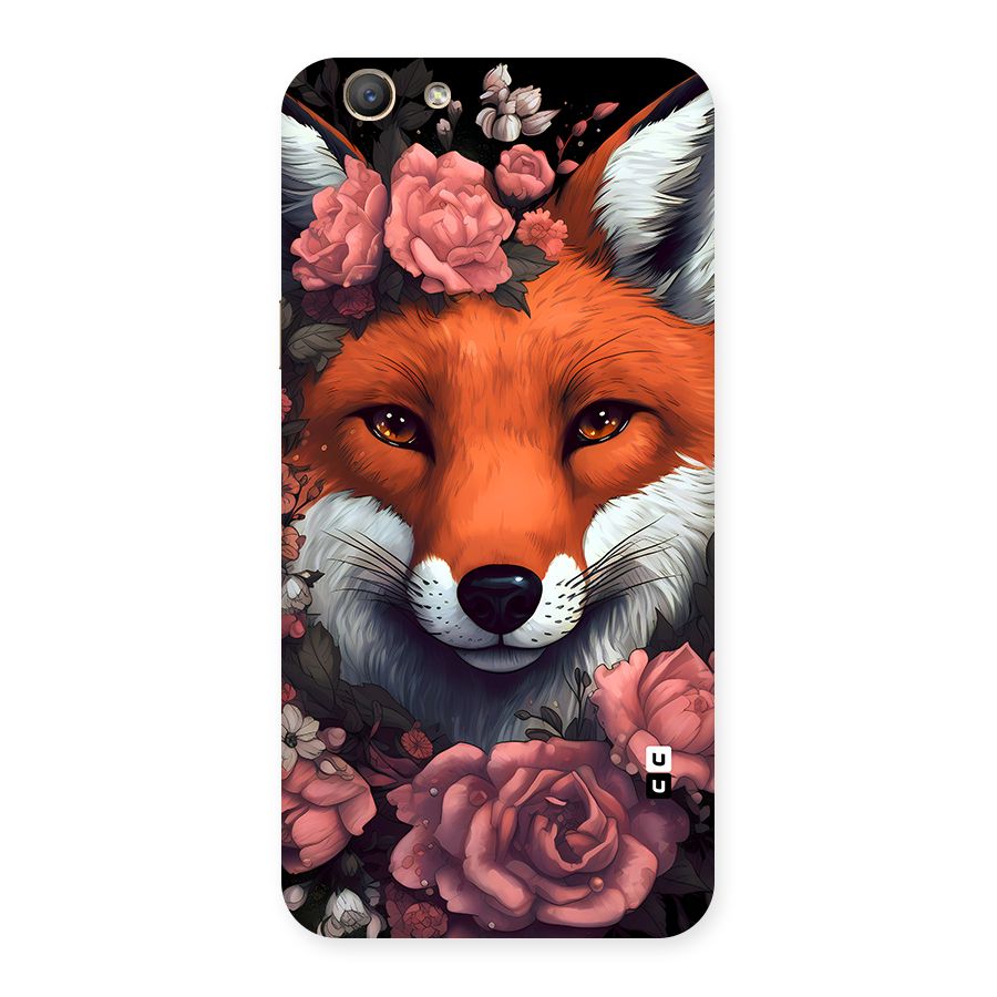 Fox and Roses Back Case for Oppo F1s