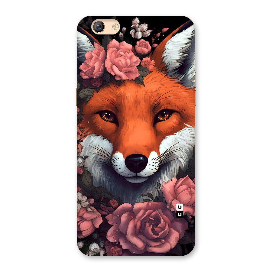 Fox and Roses Back Case for Oppo F3 Plus