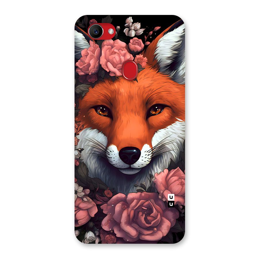 Fox and Roses Back Case for Oppo F7