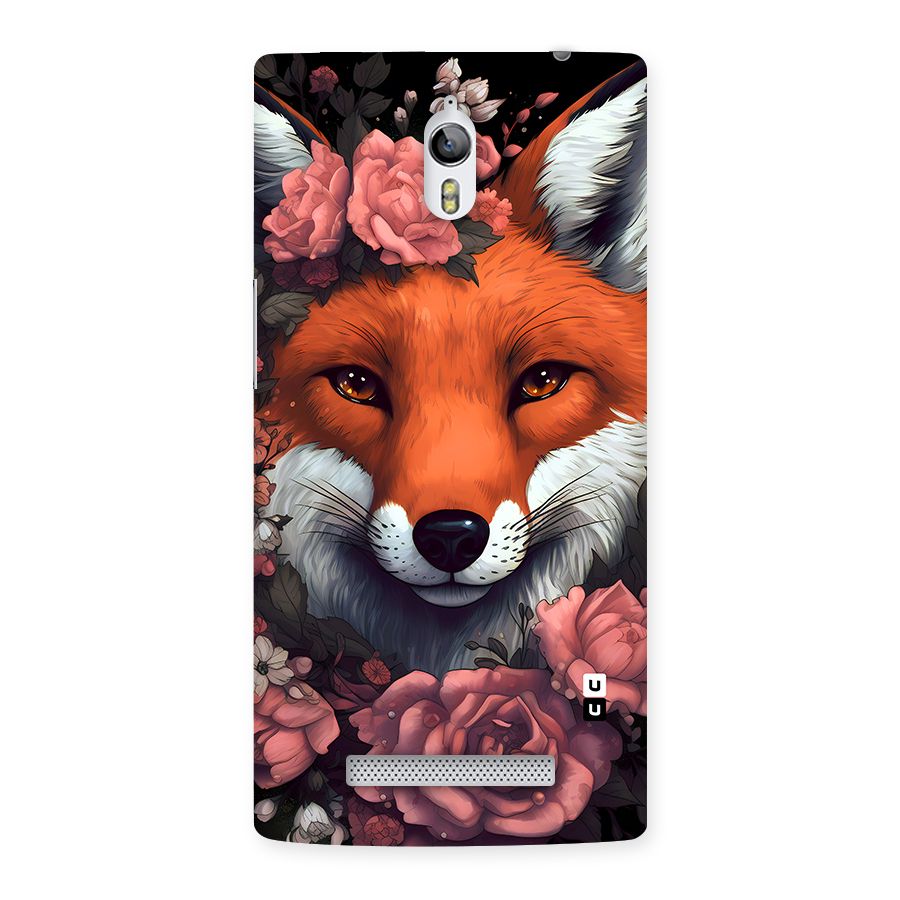 Fox and Roses Back Case for Oppo Find 7