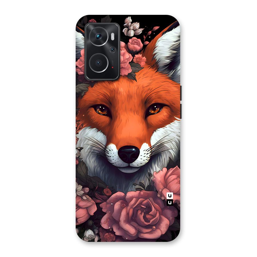 Fox and Roses Back Case for Oppo K10 4G