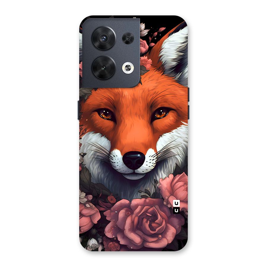 Fox and Roses Back Case for Oppo Reno8 5G