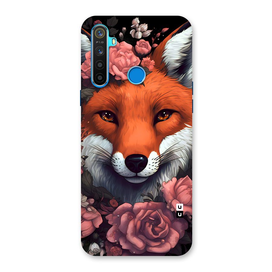 Fox and Roses Back Case for Realme 5s