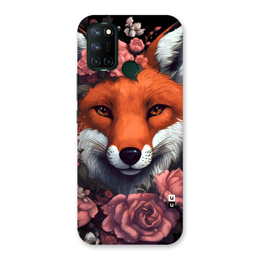 Fox and Roses Back Case for Realme 7i