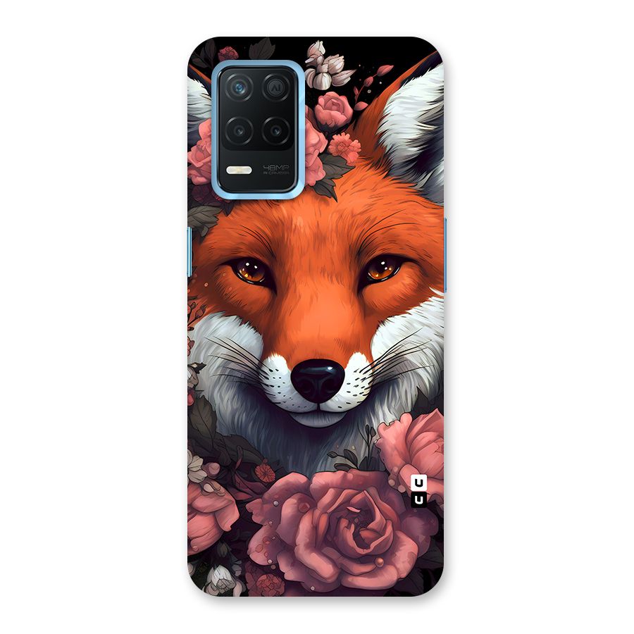 Fox and Roses Back Case for Realme 8 5G
