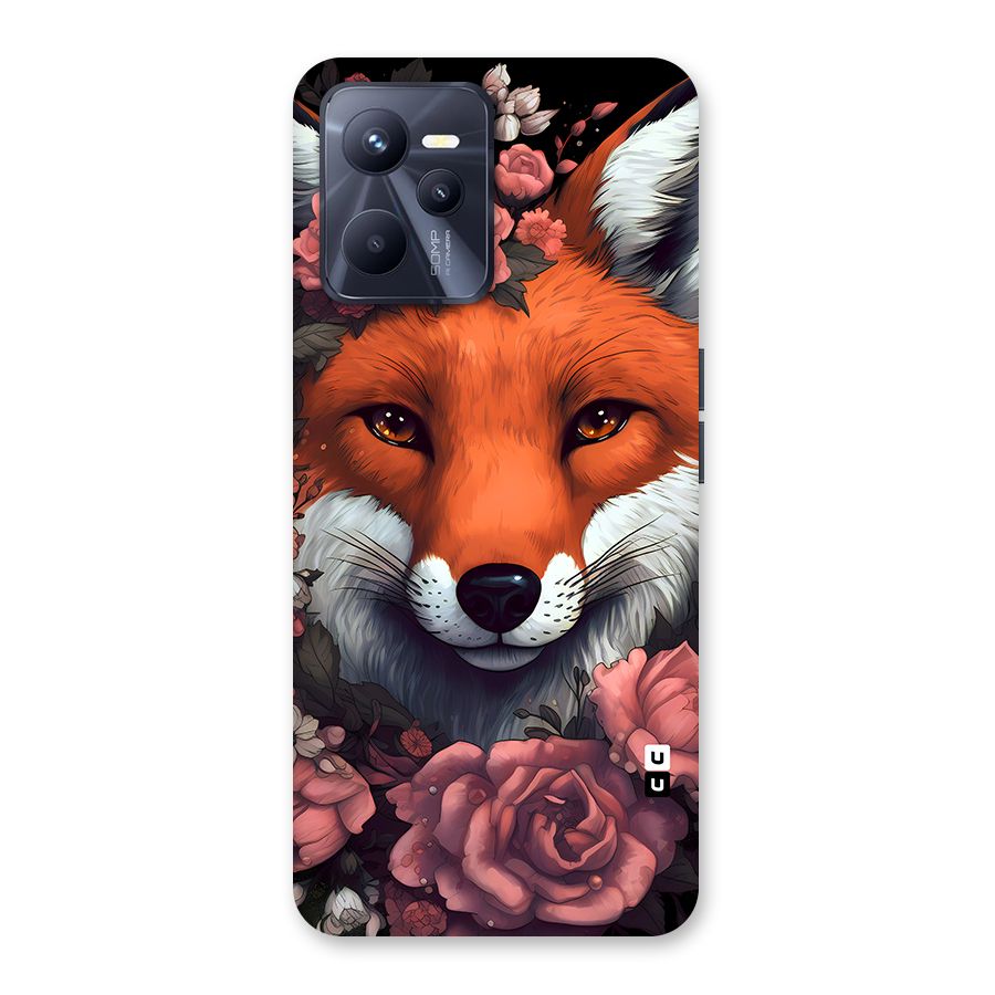 Fox and Roses Back Case for Realme C35