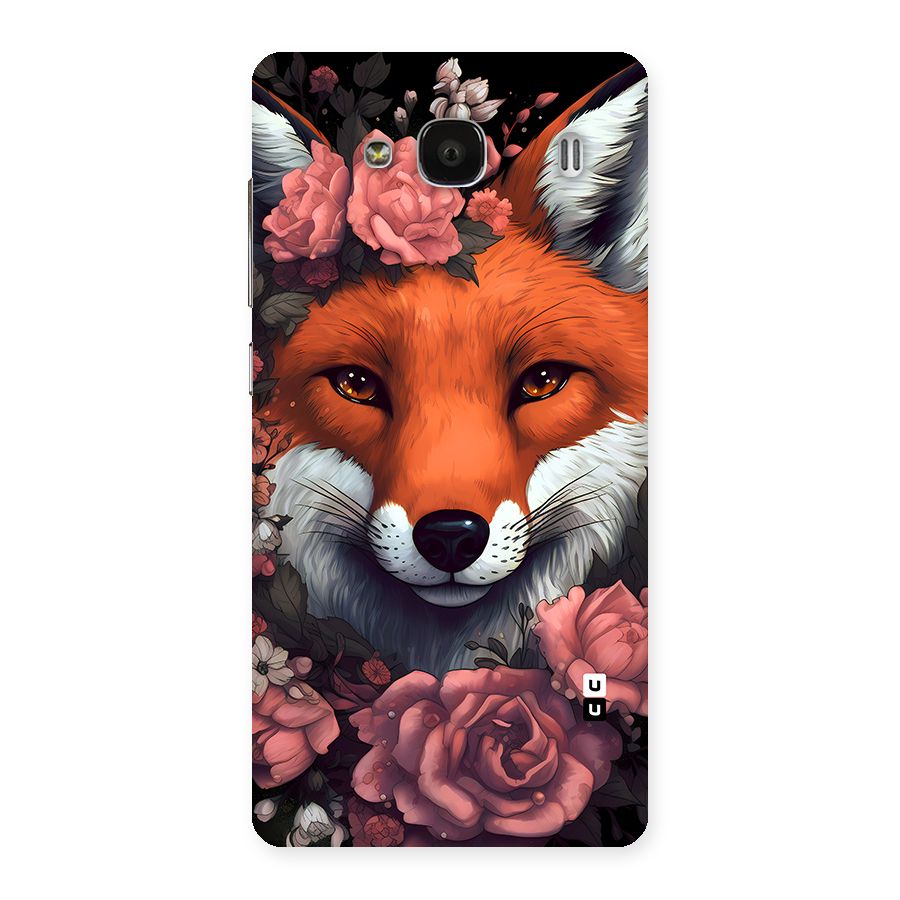 Fox and Roses Back Case for Redmi 2s