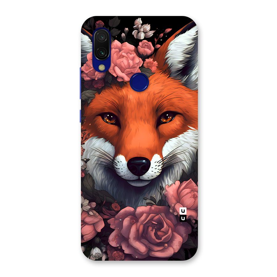 Fox and Roses Back Case for Redmi 7