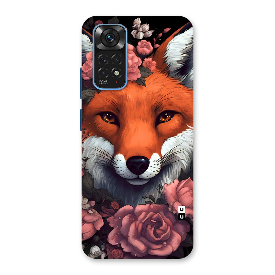 Fox and Roses Back Case for Redmi Note 11S