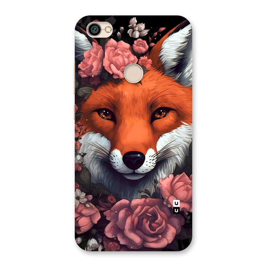 Fox and Roses Back Case for Redmi Y1 2017