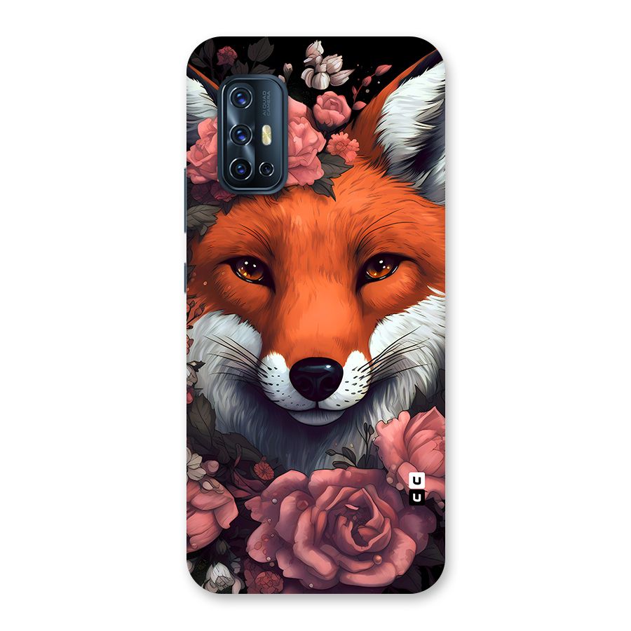 Fox and Roses Back Case for Vivo V17
