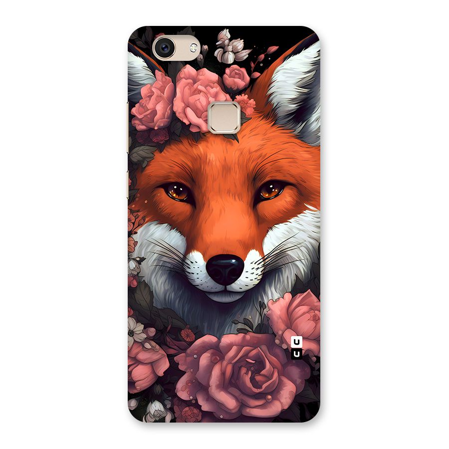 Fox and Roses Back Case for Vivo V7