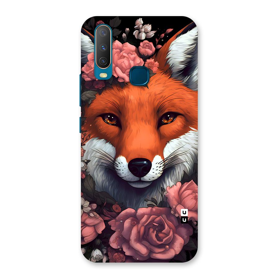 Fox and Roses Back Case for Vivo Y11