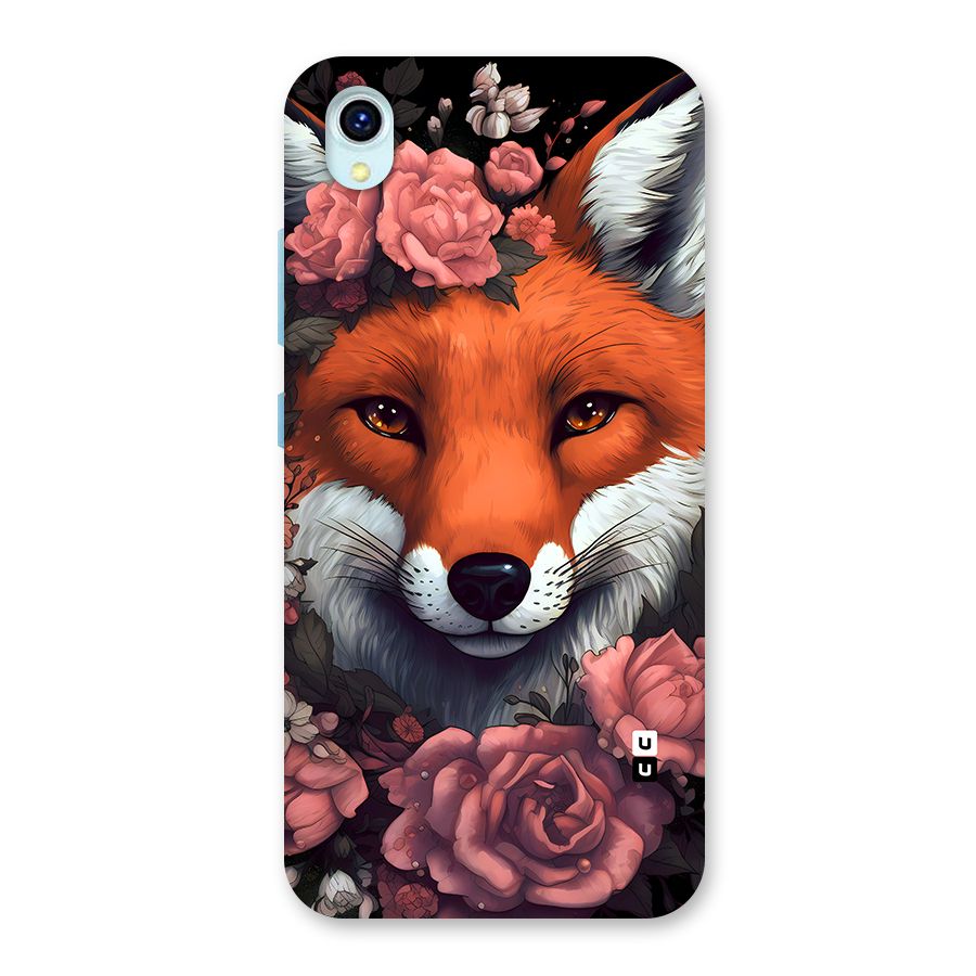 Fox and Roses Back Case for Vivo Y1s