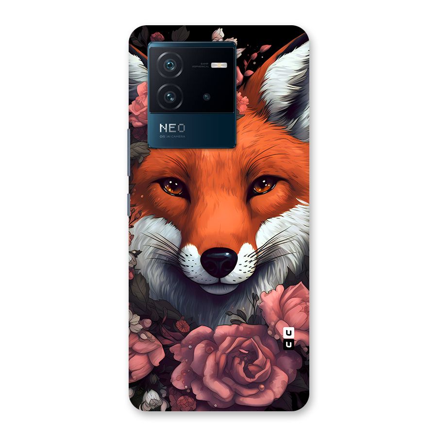 Fox and Roses Back Case for Vivo iQOO Neo 6 5G