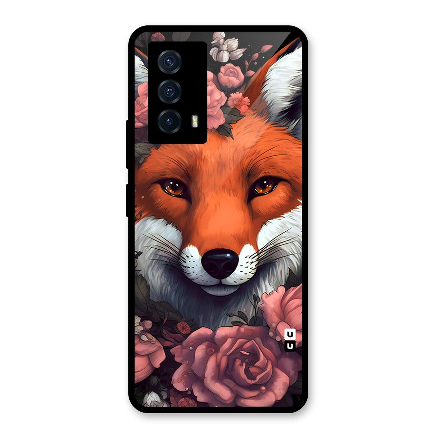 Fox and Roses Back Case for Vivo iQOO Z5