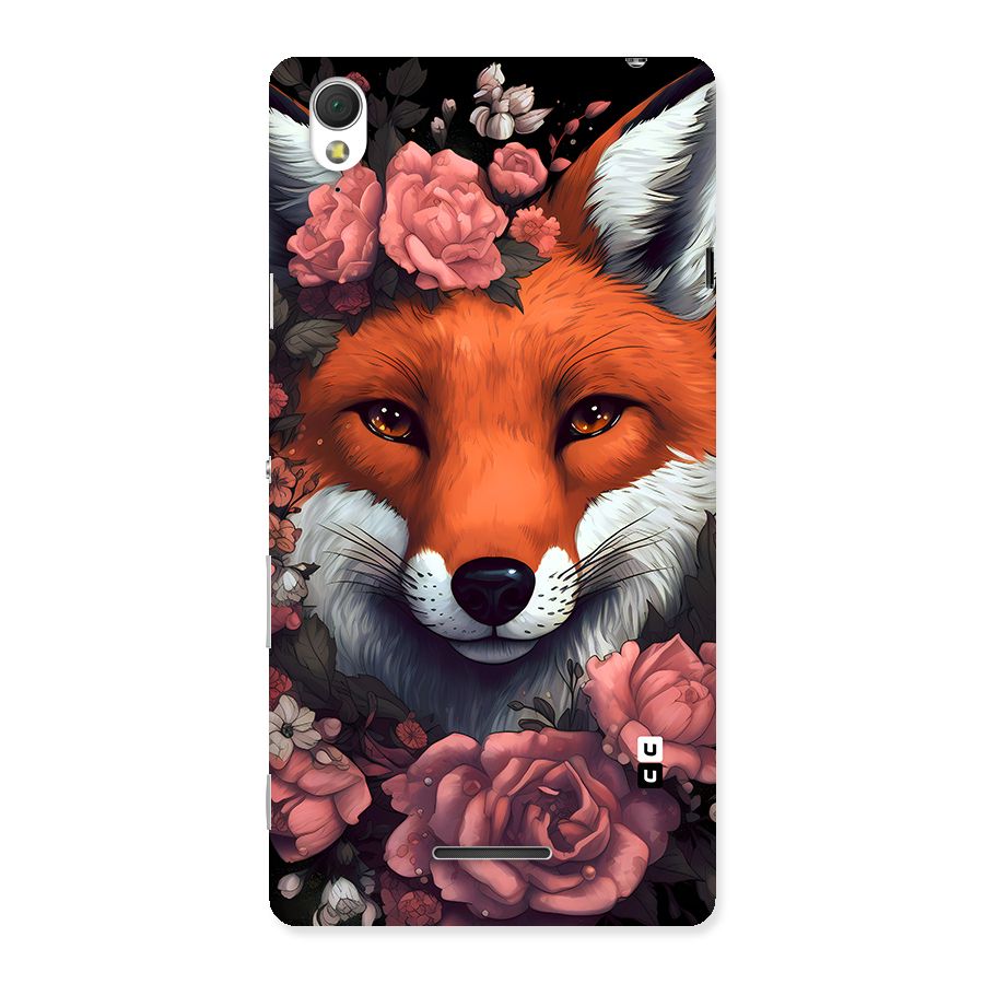 Fox and Roses Back Case for Xperia T3