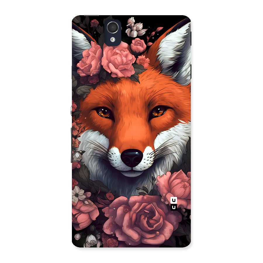 Fox and Roses Back Case for Xperia Z