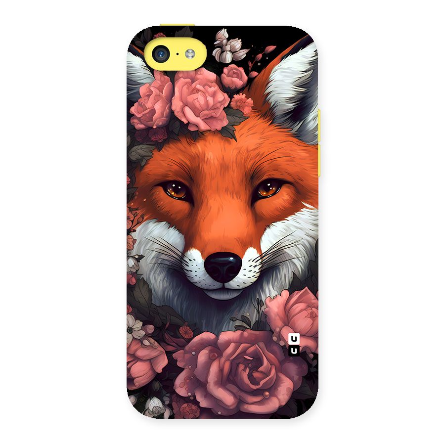 Fox and Roses Back Case for iPhone 5C