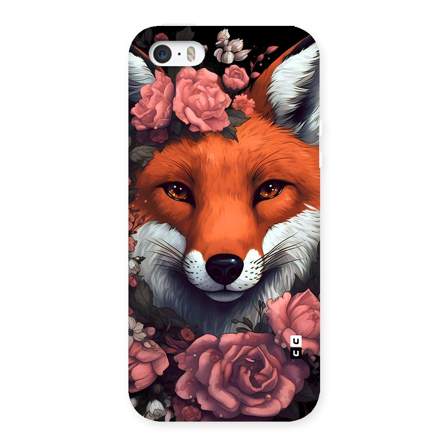 Fox and Roses Back Case for iPhone SE 2016