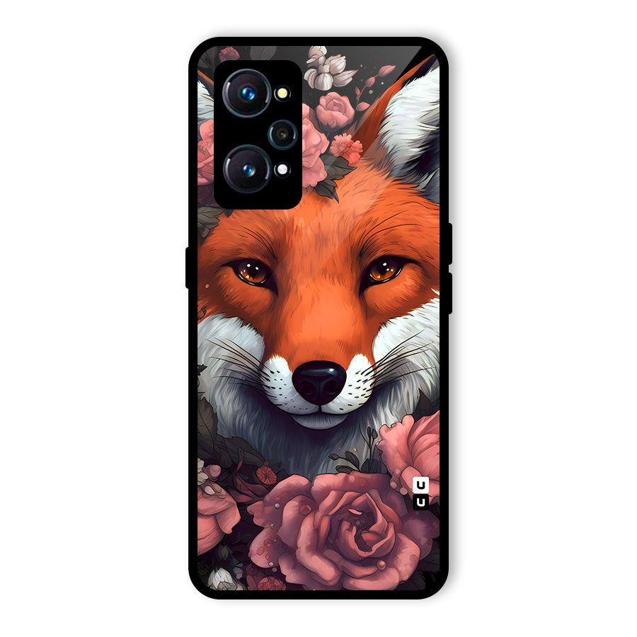 Fox and Roses Glass Back Case for Realme GT Neo2
