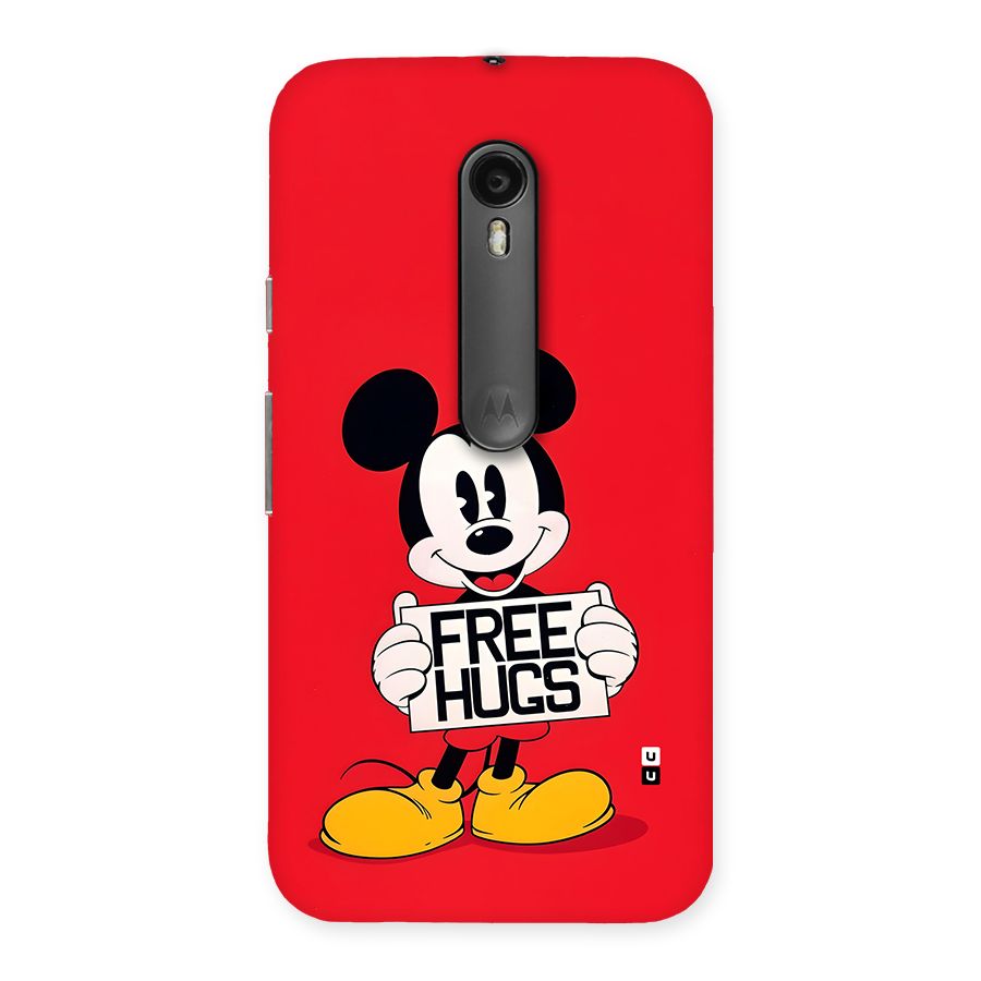 Free Hugs Back Case for Moto G3