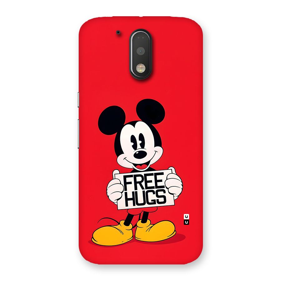 Free Hugs Back Case for Moto G4 Plus