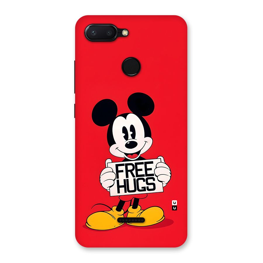 Free Hugs Back Case for Redmi 6