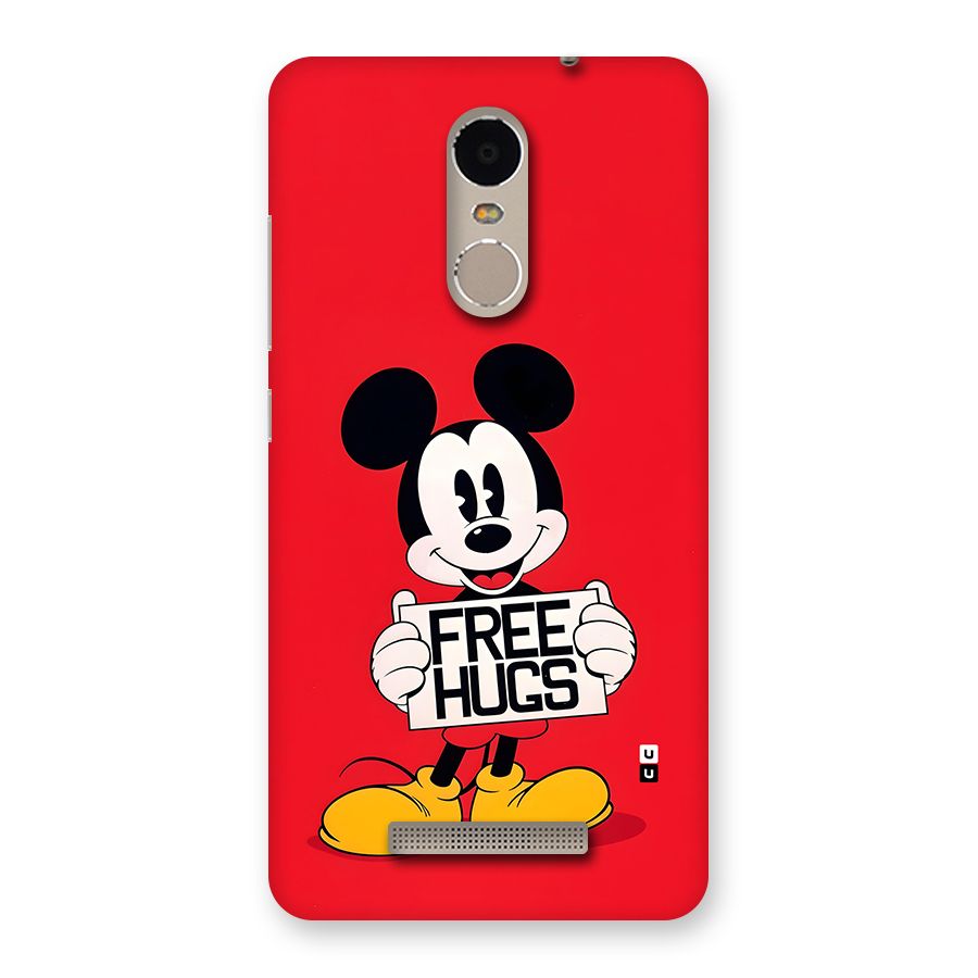 Free Hugs Back Case for Redmi Note 3