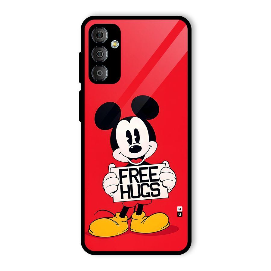 Free Hugs Glass Back Case for Galaxy F23